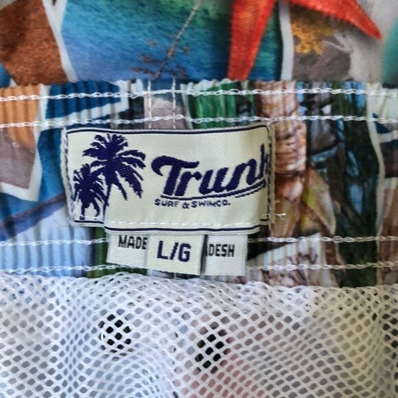 Trunks Surf and Swim Co. Postcard Swim Trunks, L - Picture 7 of 9